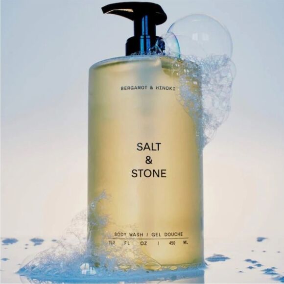 NIB SALT & STONE | Bergamot & Hinoki Body Wash with Niacinamide + Probiotic … - Picture 1 of 8